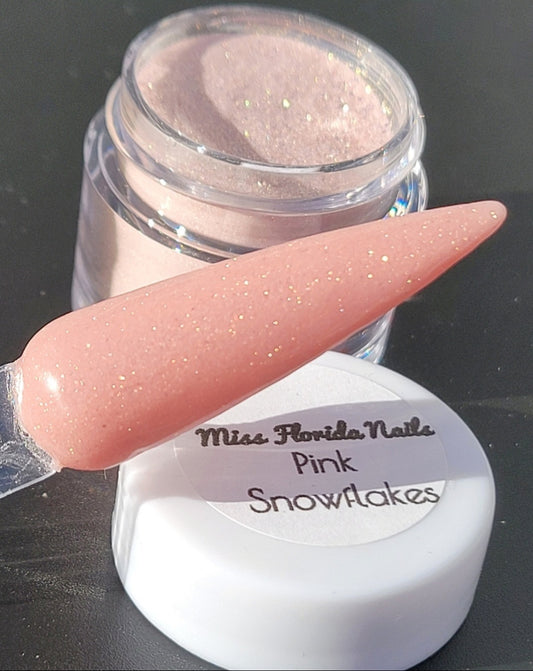 Pink Snowflakes. 25oz