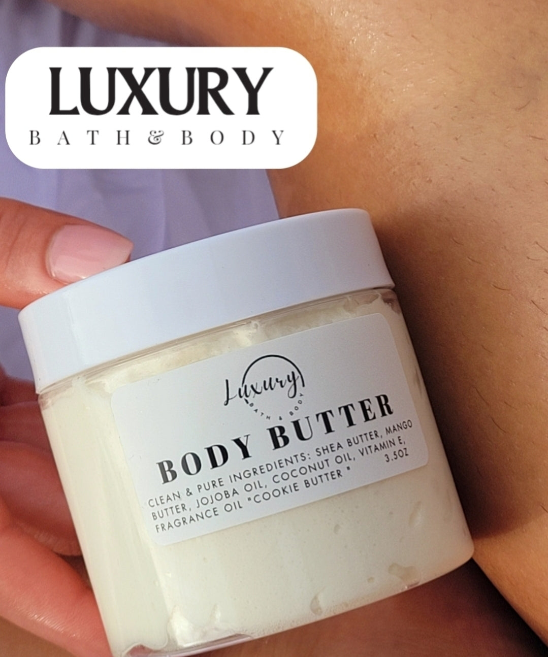 Luxury Body Butter "Cookie Butter " 3.4oz
